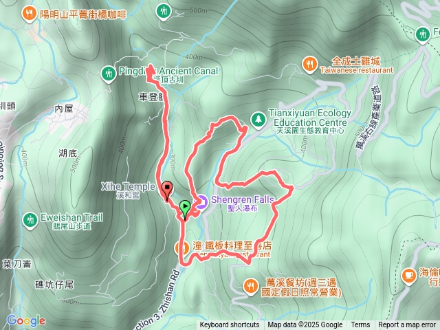 聖人瀑布-聖人崙-雙溪山-800階古道-聖人橋-坪頂古圳玩水