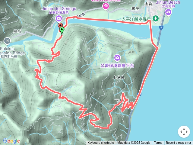 金瀧多越嶺古道