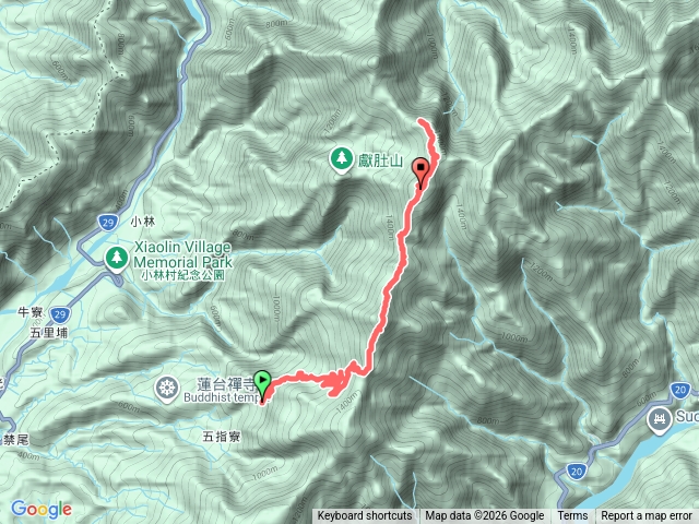 大竹溪山連走鞍輪名山D1