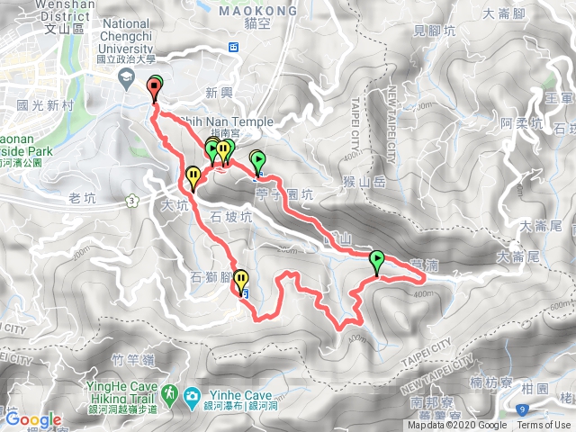 政大貓空縱走南段