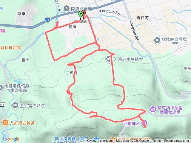 草屯將軍廟步道