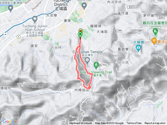 土城火焰山步道