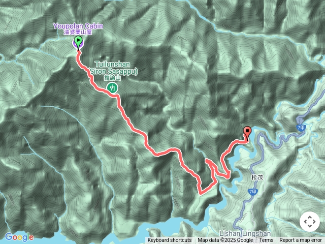 【雪劍D3】油婆蘭山屋-推論山-松茂林道