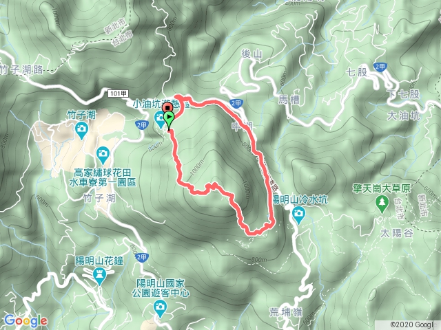 七星山主東峰（o型）