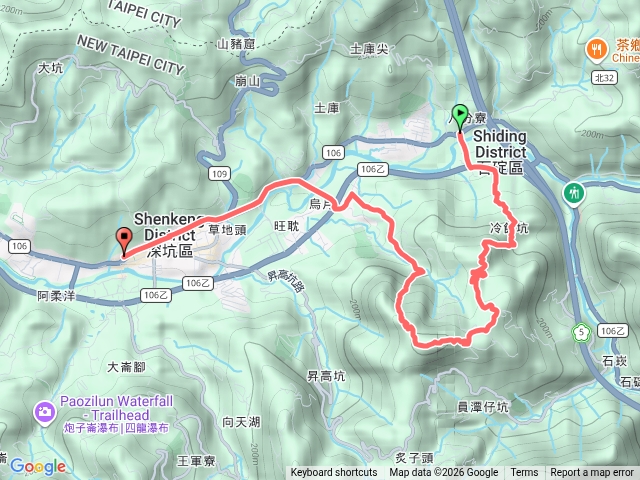 冷飯坑山楓子林山烏月山預覽圖