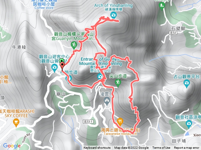 新北－臺灣百大必訪步道硬漢嶺步道(觀音山)202205291305