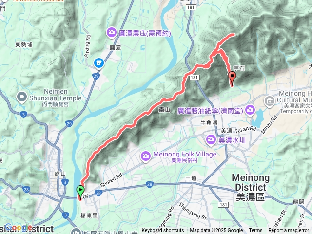 旗尾山、靈山、月光山連稜縱走(2025.11.02金牌)