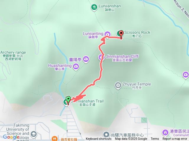 金面山登山口-金面山