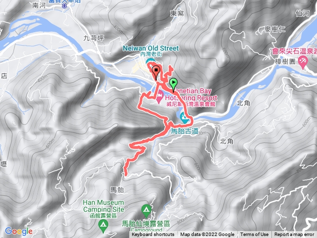 馬胎.南坪.內灣山.老街O型