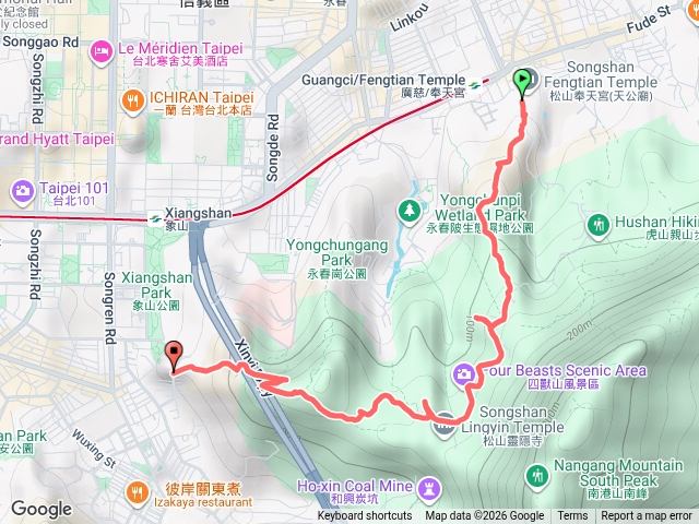 四獸山步道預覽圖