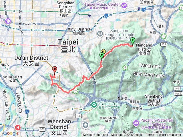 台北大縱走第六段