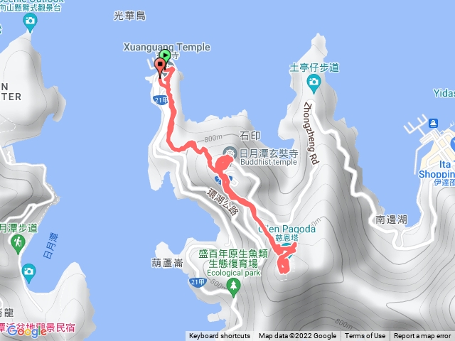 日月潭 青龍山步道+慈恩塔步道