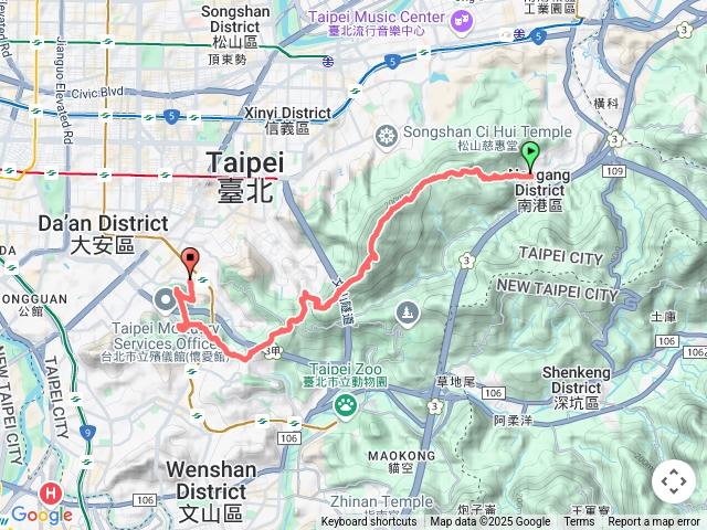 【任務一】2025臺北大縱走臺北大縱走第六段：中華科技大學至捷運麟光站20250308113658