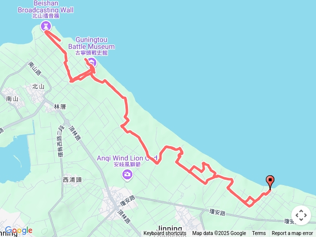 嚨口→古寧頭休憩步道