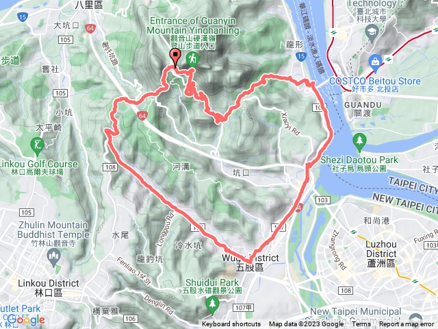 五股觀音山愛心路線