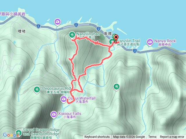 南雅-南子杏東峰-保羅尖-南子杏山