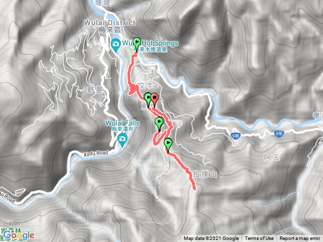 烏來大刀 拉普山