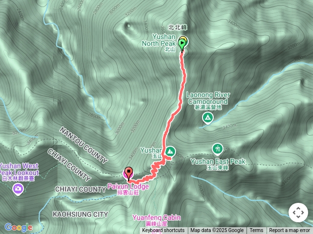 玉山主北峰-排雲出發