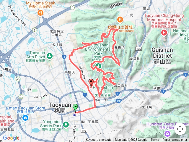 桃園虎頭山大環線15連峰縱走