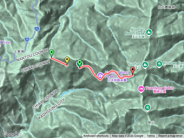 玉山主峰至排雲預覽圖