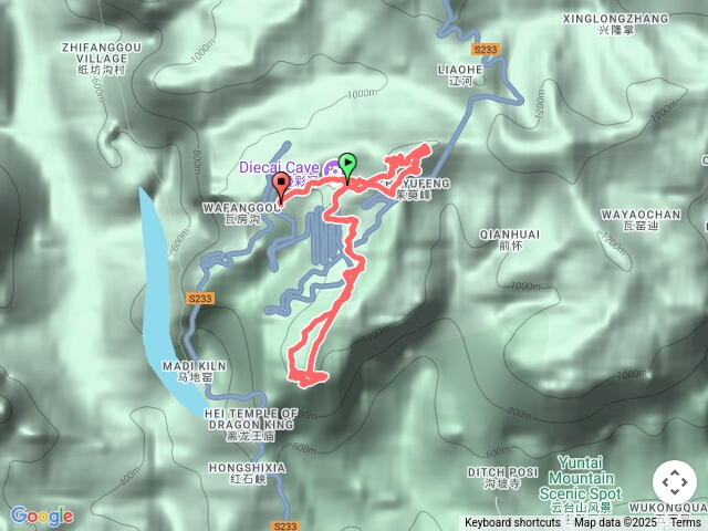 河南焦作云台山茱萸峰鳳凰岭