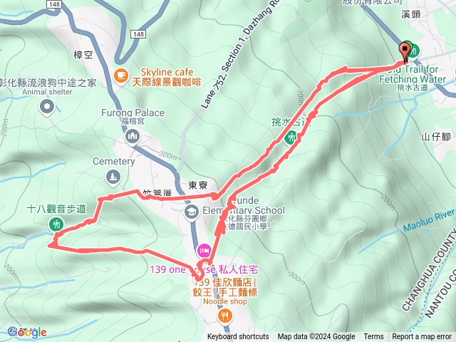 挑水古道+十八觀音步道+大峰巷步道+碧山古道O型20240915預覽圖