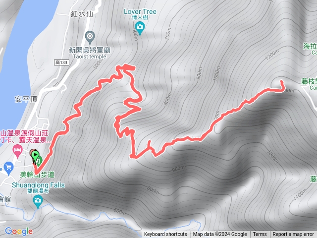 美崙山步道來回預覽圖