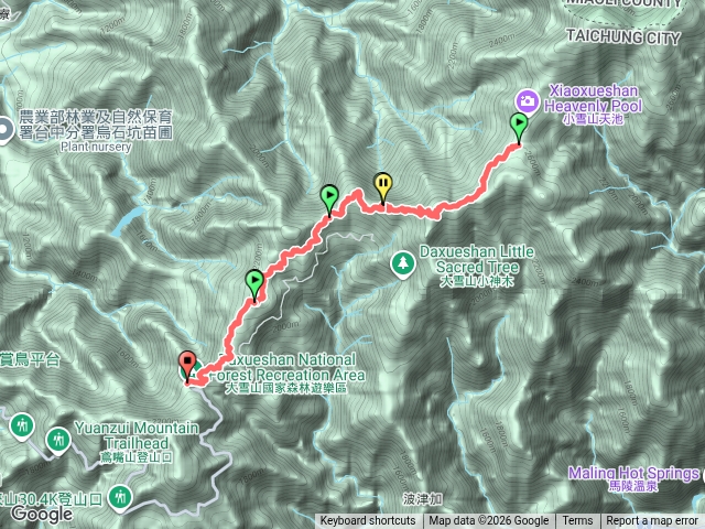 鞍馬山，船型山-A進B出