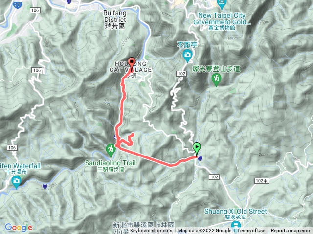 牡丹+三貂嶺隧道＋夢幻瀑布＋猴硐