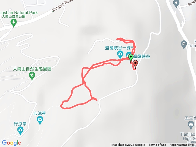 大崗山蟠龍一線天