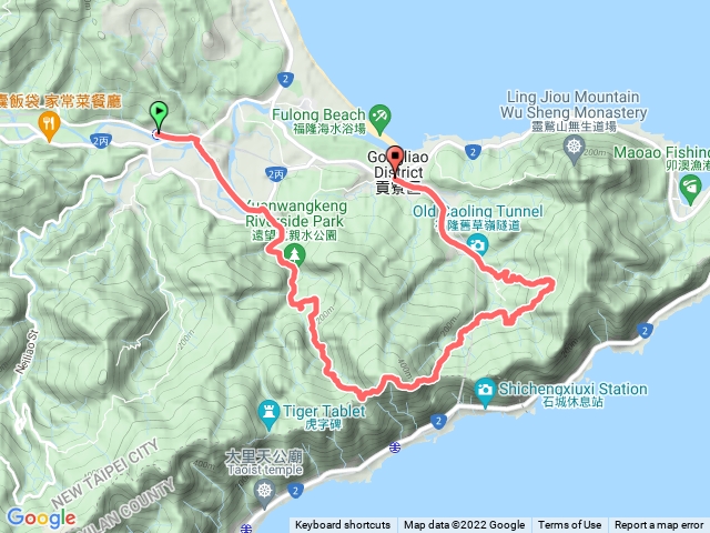 龜媽坑古道西線-雪尾稜中段-隆嶺古道-隆隆山腳下聚落