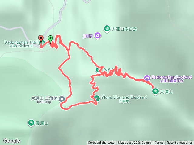 奮起湖大凍山步道預覽圖