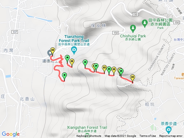 田中森林登山步道O型