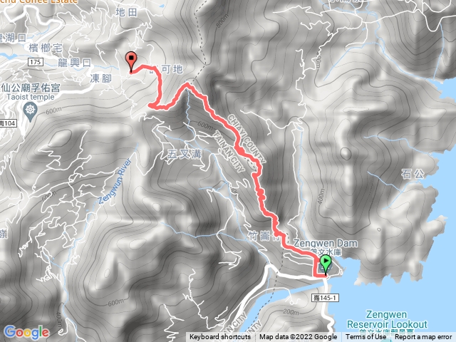 曾文縱走山河嶺出山河巖