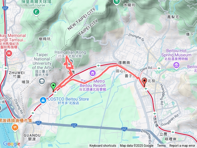 20250118行天宮北投分院-騎幻時刻自行車道