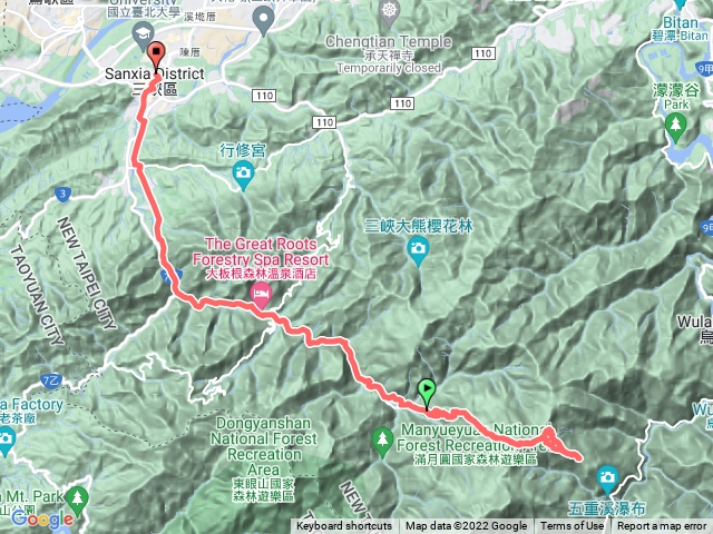 熊空車站-逐鹿山-烏來信福路-逐鹿山-熊空車站