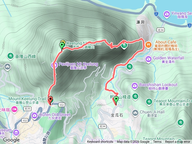 濂洞國小上基隆山東峰（雷霆峰）+黃金一稜+基隆山預覽圖