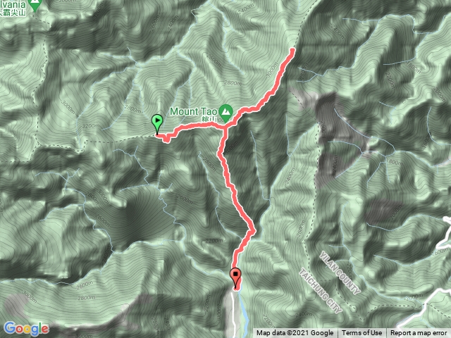 三叉營地-桃山山屋-桃山-喀拉業山