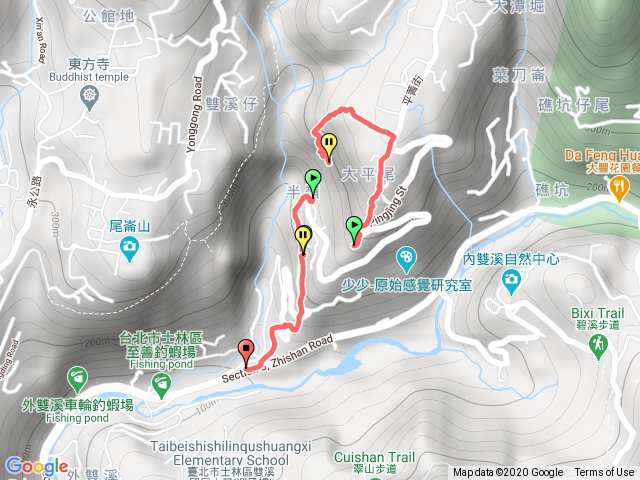 翠山莊～大坪尾山～溪山百年古圳步道～明德樂園