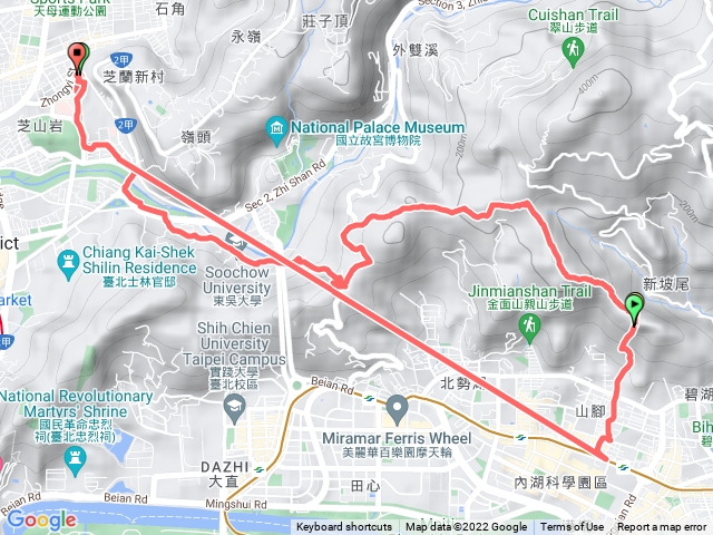 金面山步道