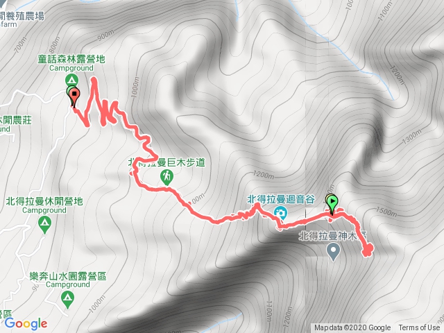 北得拉曼神木步道