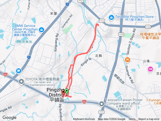 老街溪河岸自行車道（未完）