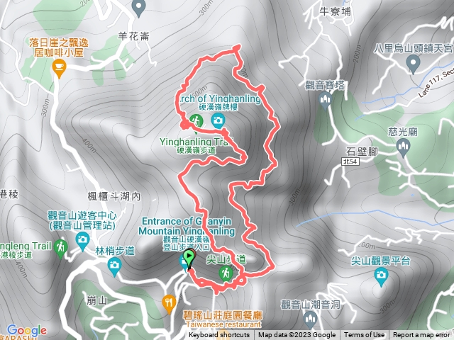 20230319觀音山北橫古道-由大崩壁下山