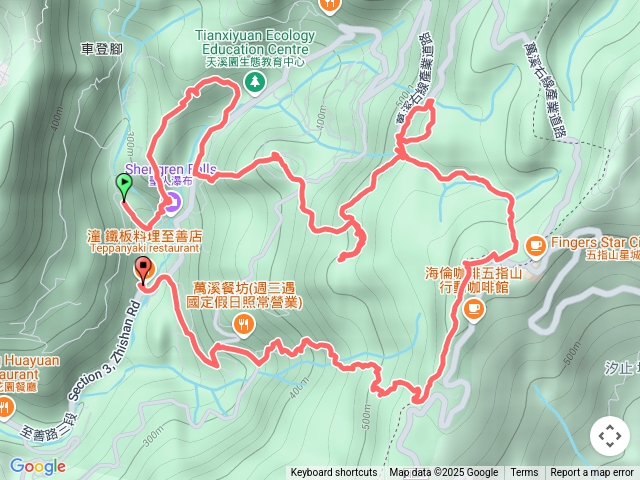 溪和宮-聖人崙-雙溪山-梅花山西峰-梅花山北峰-梅花山-梅花山南峰-梅花山西南峰-聖人橋站