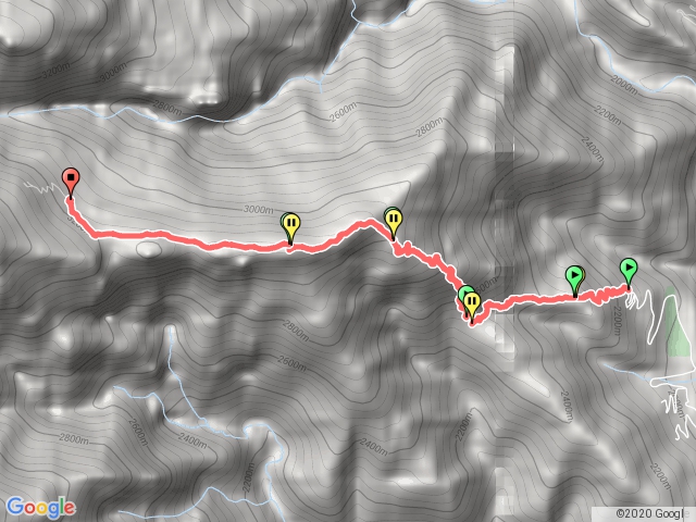 雪山登山口到369山莊