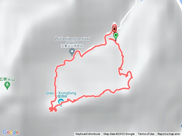 五寮尖休息站-峭壁雄峰