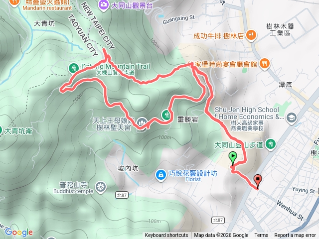 樹林大同山青龍嶺