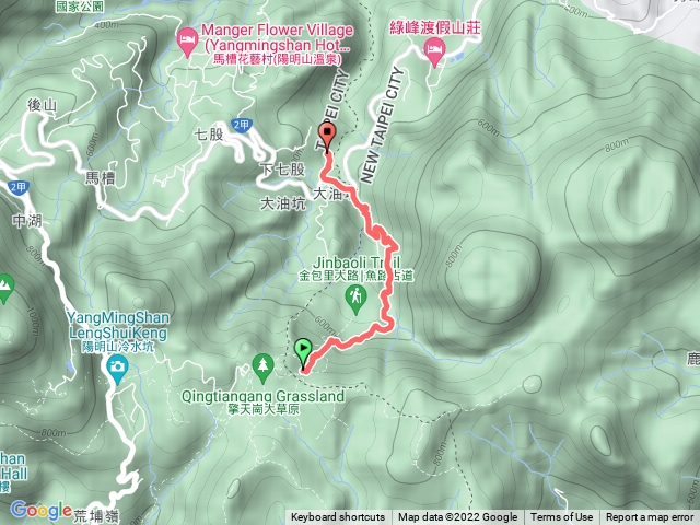 魚路古道北段下行