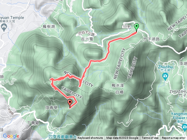 走遍陽明山尋寶任務面天山-向天山步道202303311343