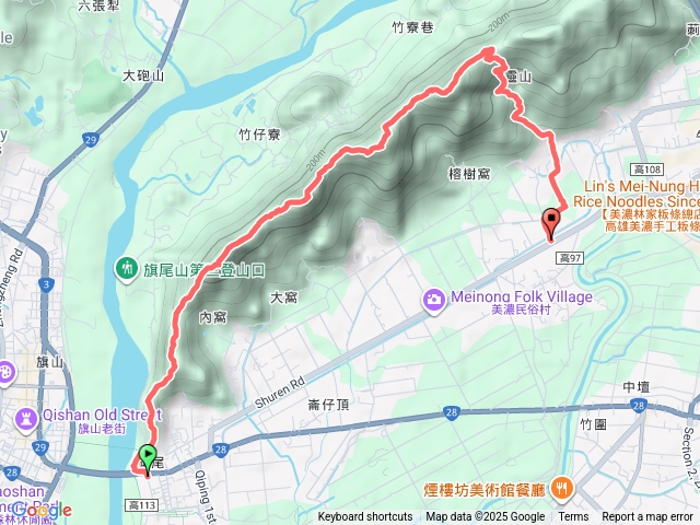 旗靈縱走預覽圖